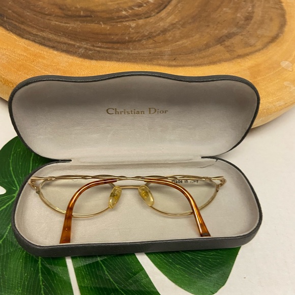 Christian Dior Vintage Reading Eyeglasses & Hard case - Picture 1 of 9